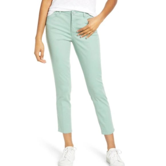 Wit & Wisdom Pants - Wit & Wisdom Ab-Solution High Waist Ankle Skinny Pants in Succulent green 4 NWT